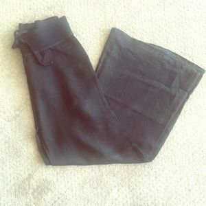 Black Linen Pants